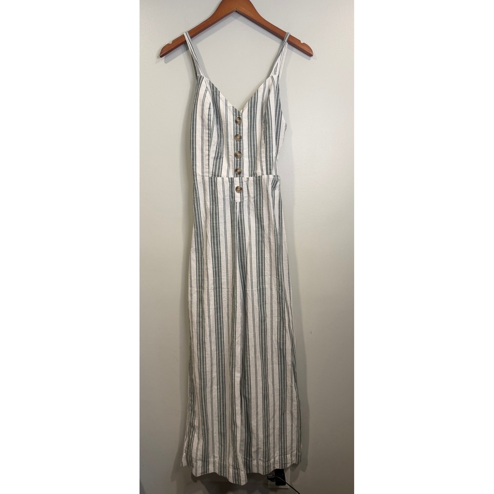 Japna Womens Jumpsuit Medium Cotton Boho Cottagecore Dainty Feminine‎ Coquette